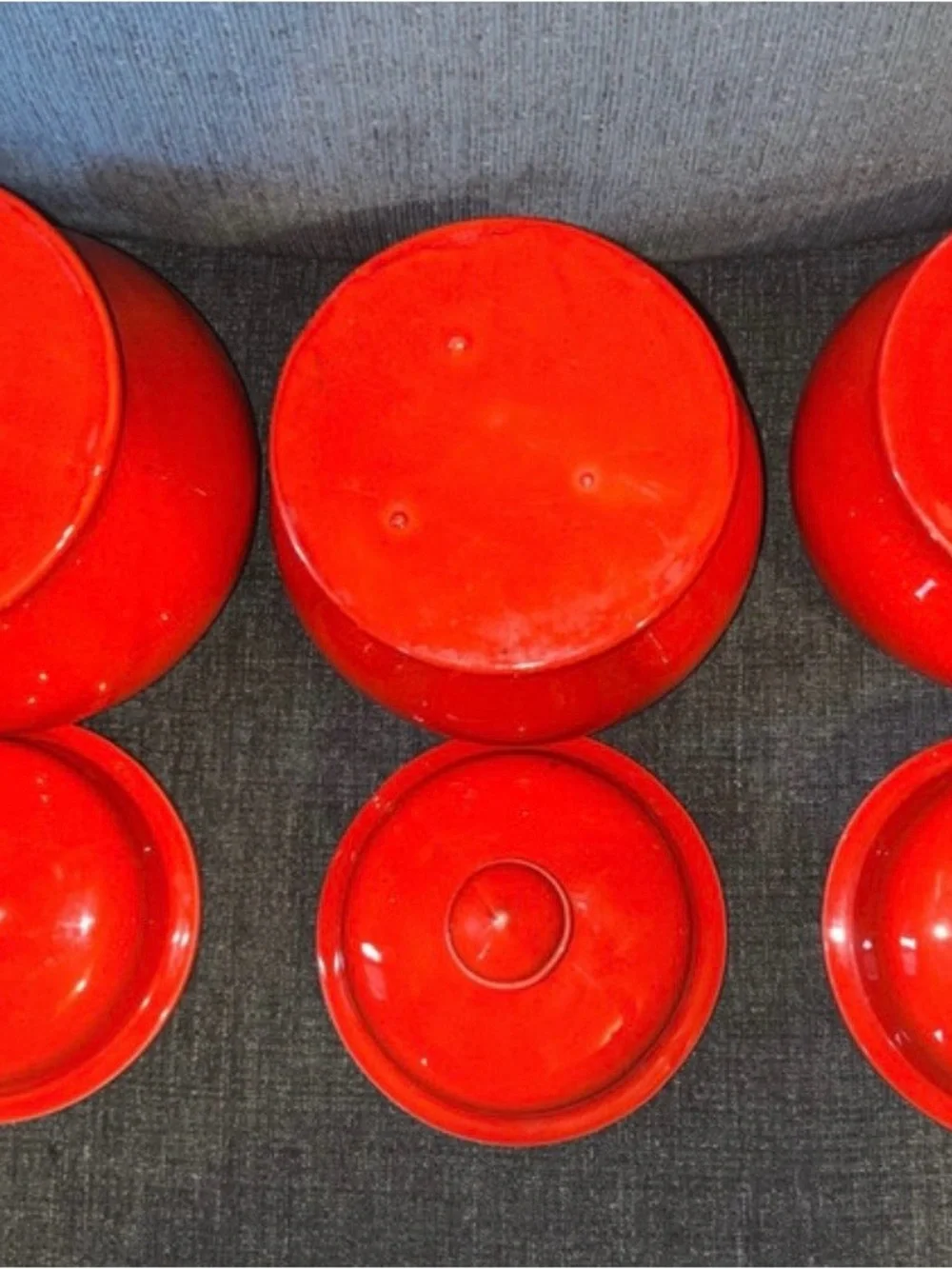 Red Ceramic Decorative Ginger Jar with Lid - Home Accents